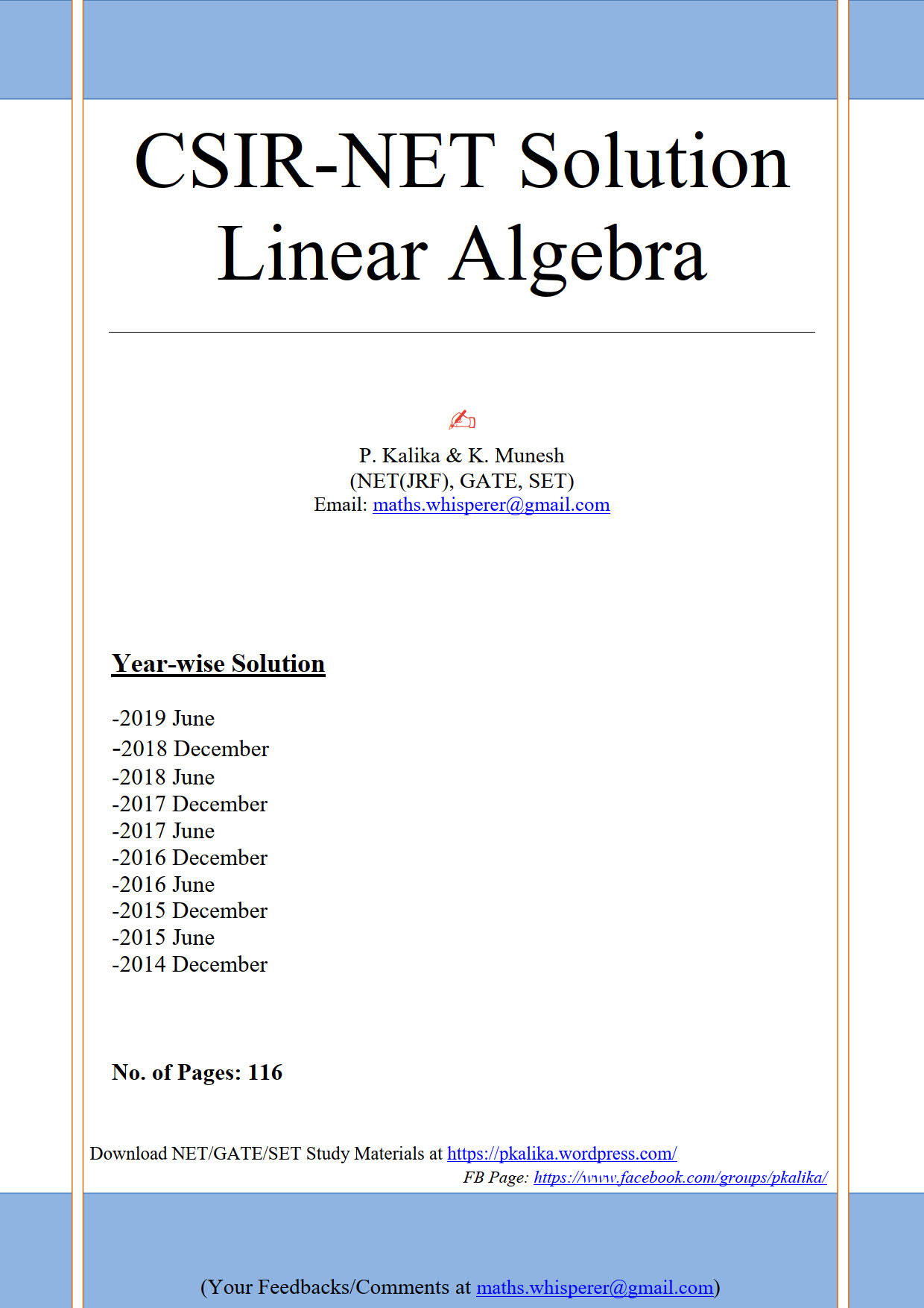 Linear Sol