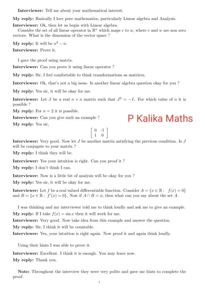 phd math interview questions