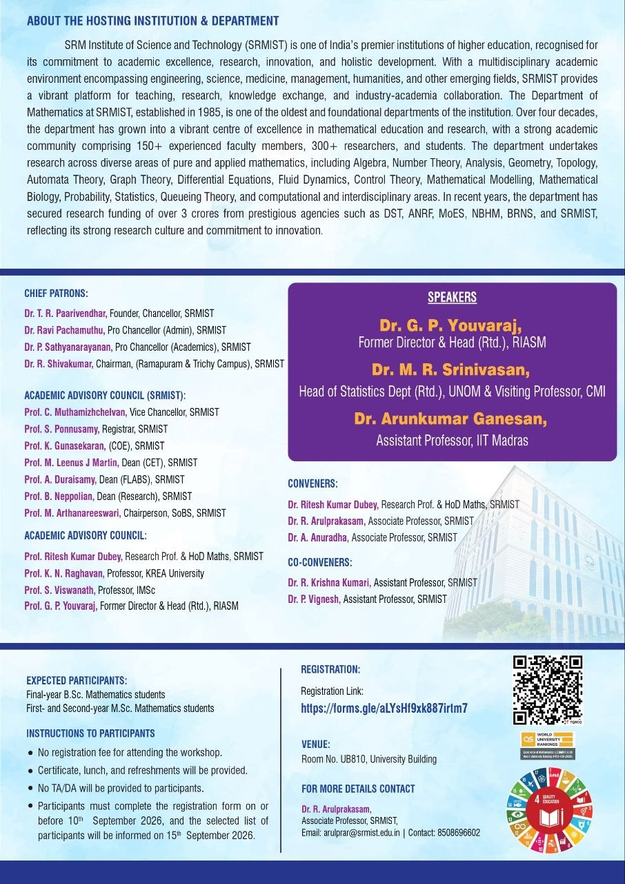 Workshops/Conferences in Mathematics